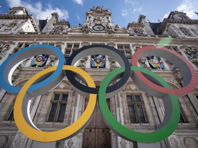 Photo anneaux olympiques