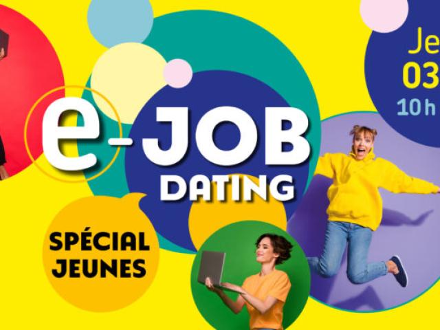 Visuel E-jobdating spécial jeunes Saint-Quentin-en-Yvelines
