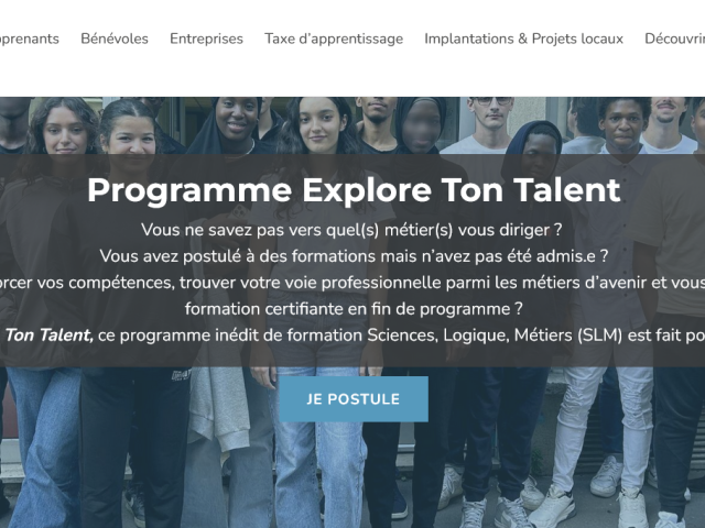 Visuel Explore ton talent