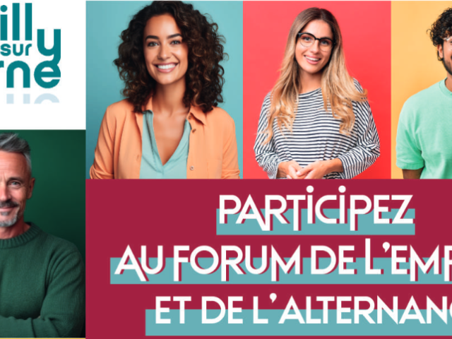 Visuel forum emploi alternance Neuilly sur Marne