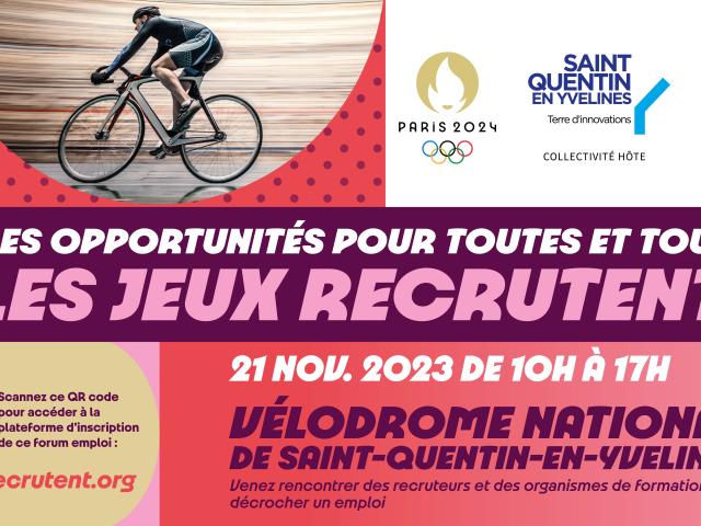 Affiche Les Jeux recrutent SQY