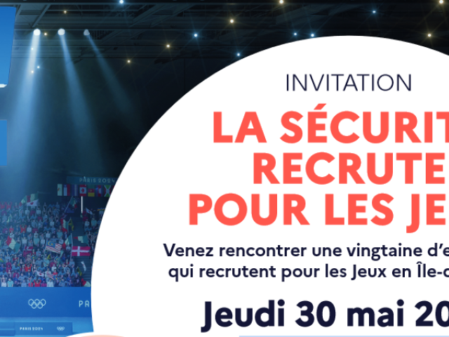 Visuel job-dating sécurité