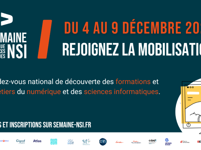 Visuel Semaine du numérique et des sciences informatiques