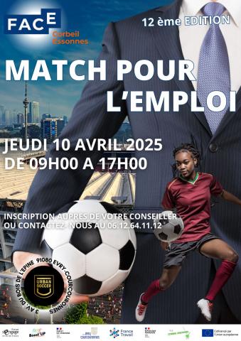 Affiche Match pour l'emploi