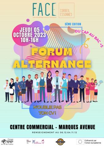 Affiche forum alternance Face Corbeil