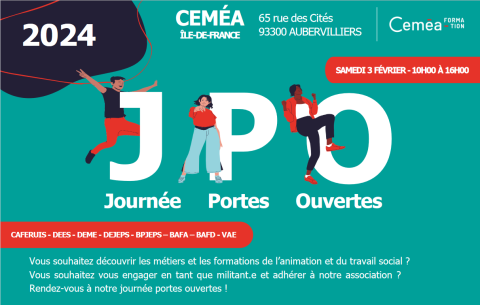 Visuel JPO CEMEA IDF