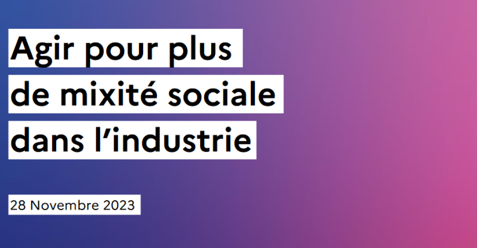 Visuel plan mixité sociale industrie