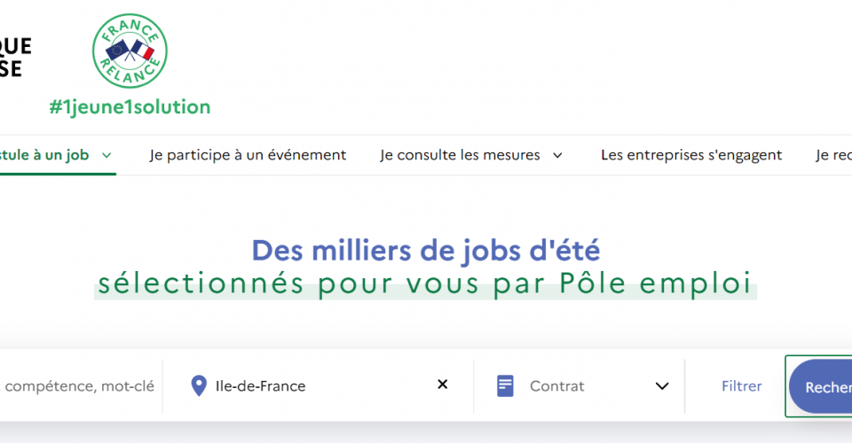 Plateforme 1jeune1solution