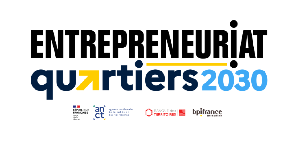 Visuel « Entrepreneuriat Quartiers 2030 »