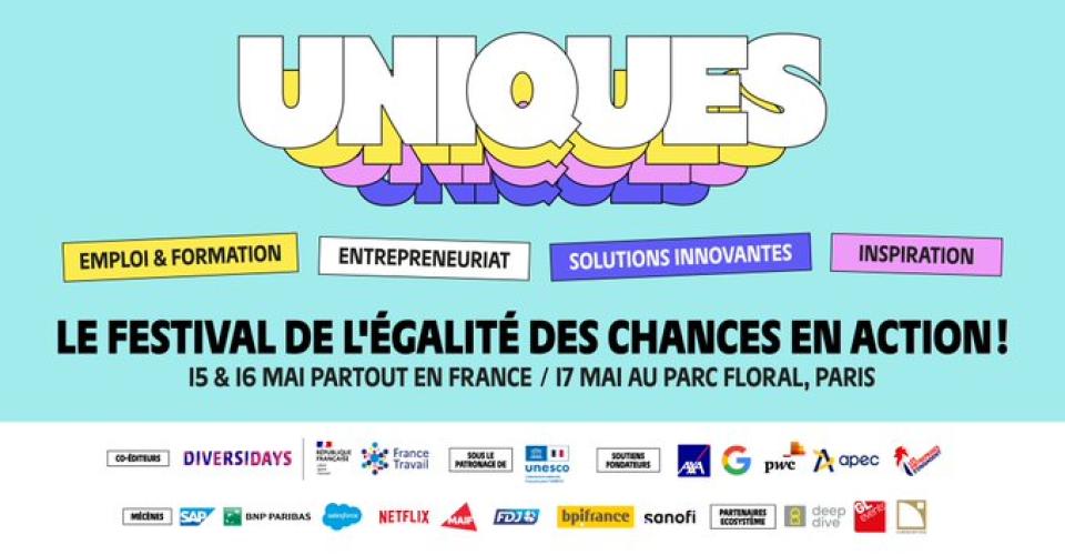 Visuel festival UNIQUES
