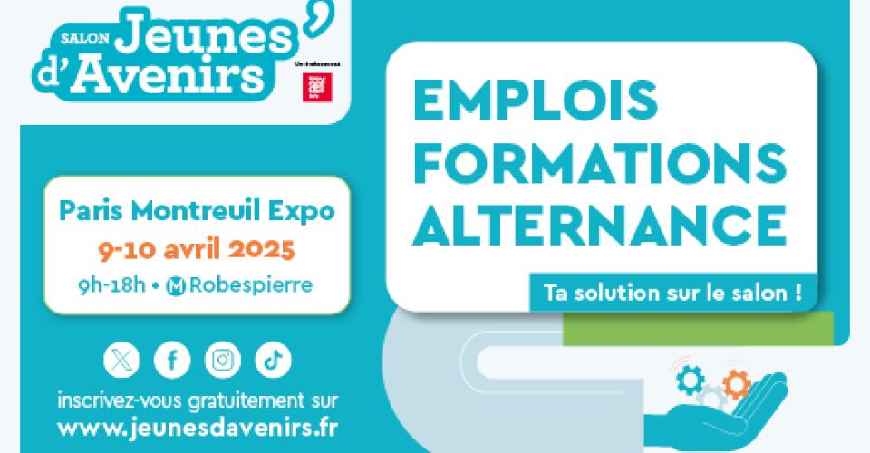 Visuel salon Jeunes d'Avenirs 2025