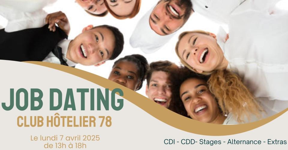 Visuel job-dating du Club Hôtelier 78