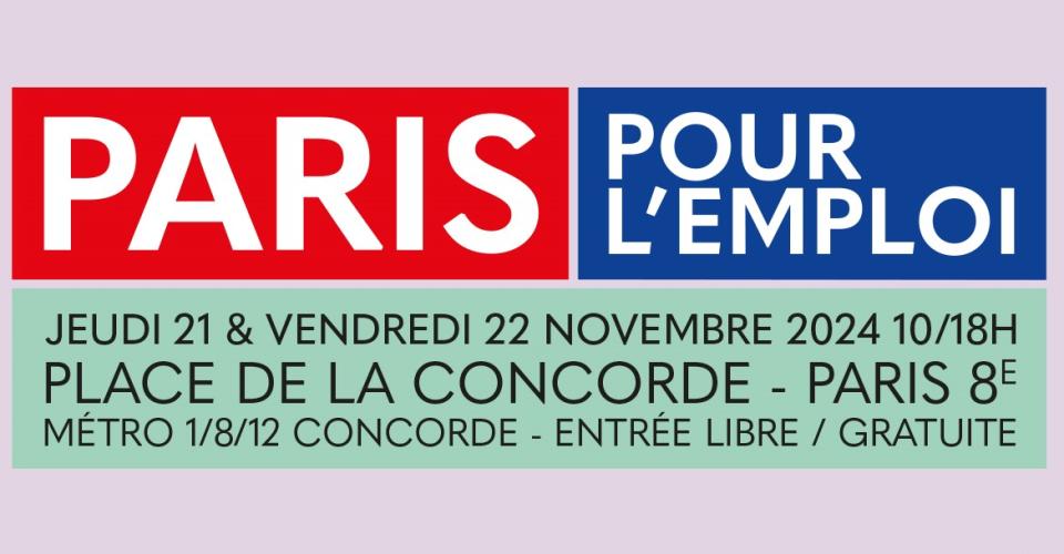 Visuel Paris pour l'emploi