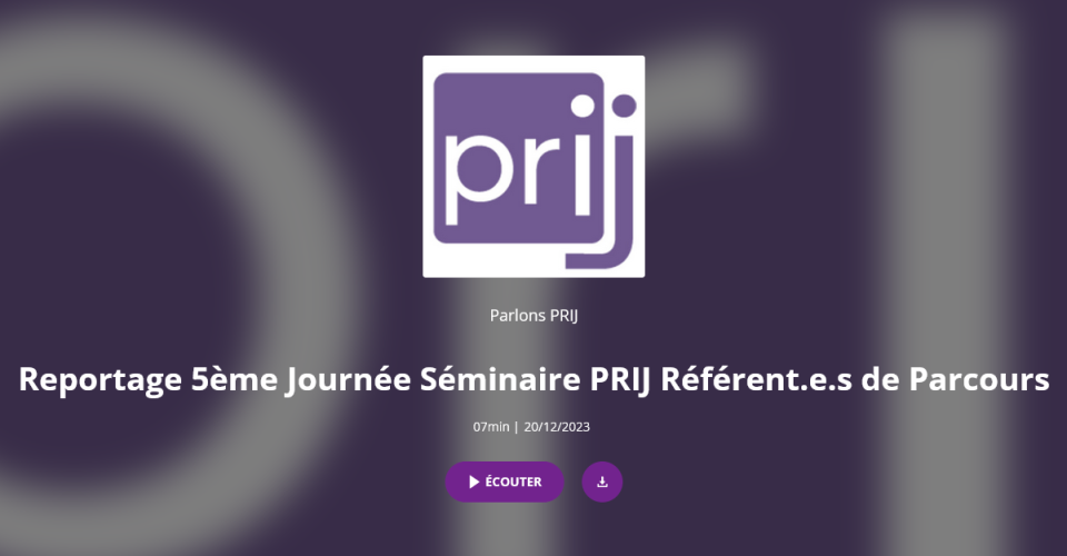 Visuel podcast radio PRIJ