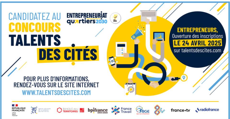 Visuel concours Talents des Cités